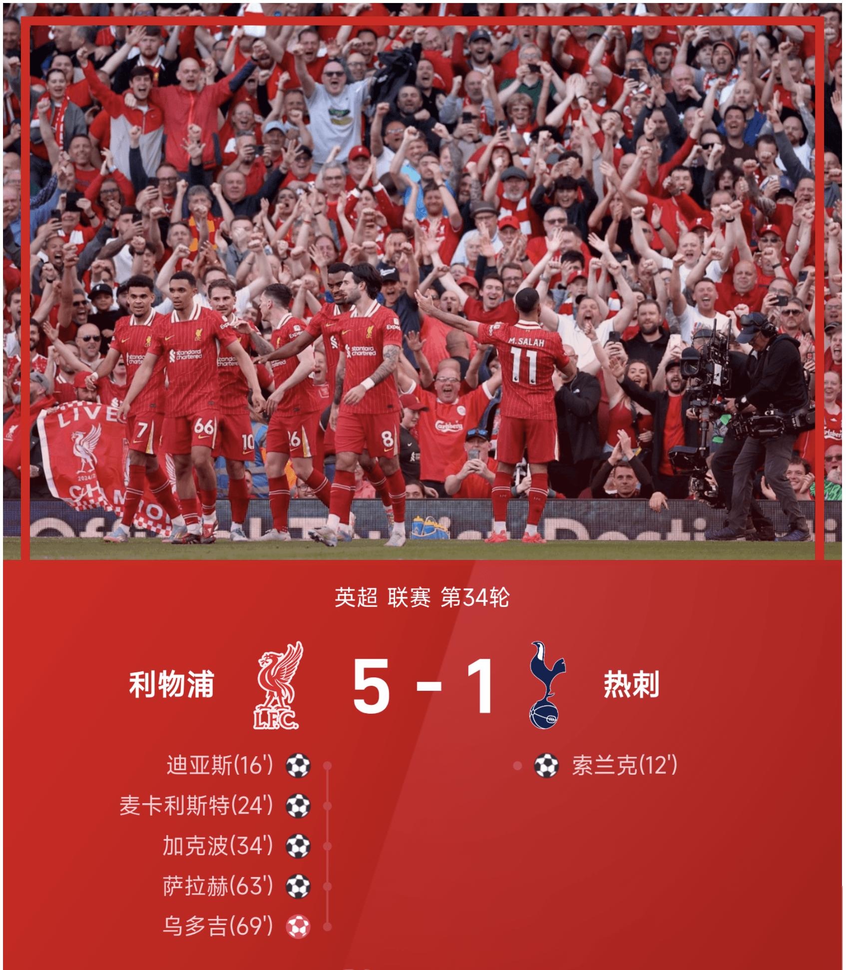 利物浦逆转胜利，晋级下一轮！